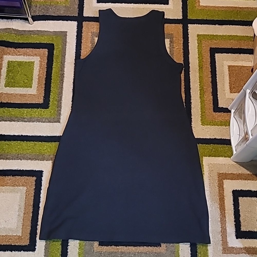 Claridge+King Classic Black Tank Top Dress Size Large View 3